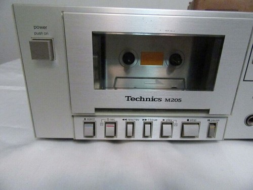 Technics Cassette Deck RS-M205 Made in Japan with Original Box - Picture 2 of 6