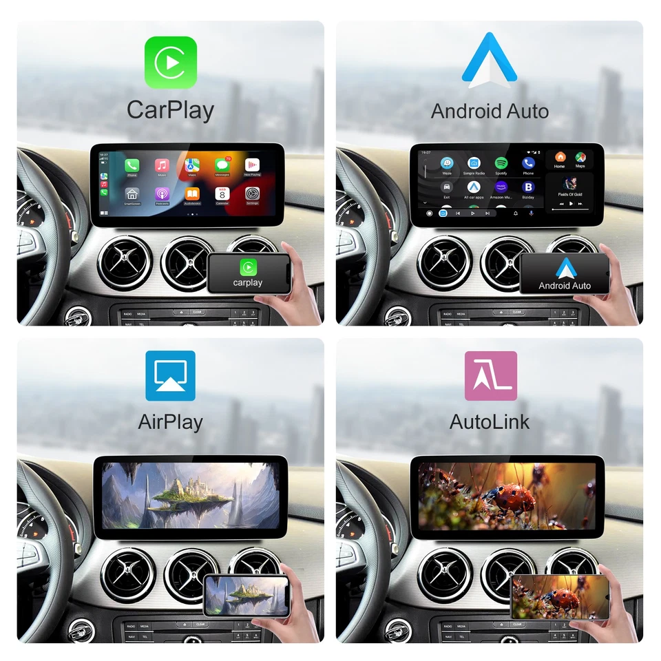 10.25'' Car Linux Touch Screen Wireless Carplay Radio For Mercedes Benz NTG5.0 Foto 2 de 4