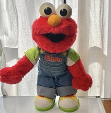 Vtg Elmo Let s Pretend Doll Fisher Price Untested Talking Moving