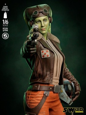 Hera Syndulla, Star Wars, 1/4-1/24, Sculpture, Figur, Unbemalt, 3D-Druck, SW3D