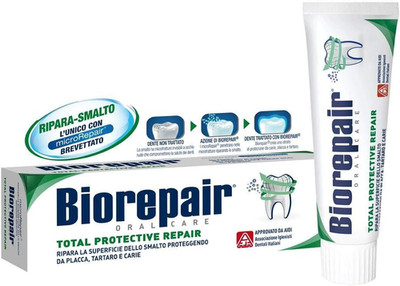 Total Protective Repair Toothpaste with Microrepair 2.5 oz 75 ml Tube Italian Im