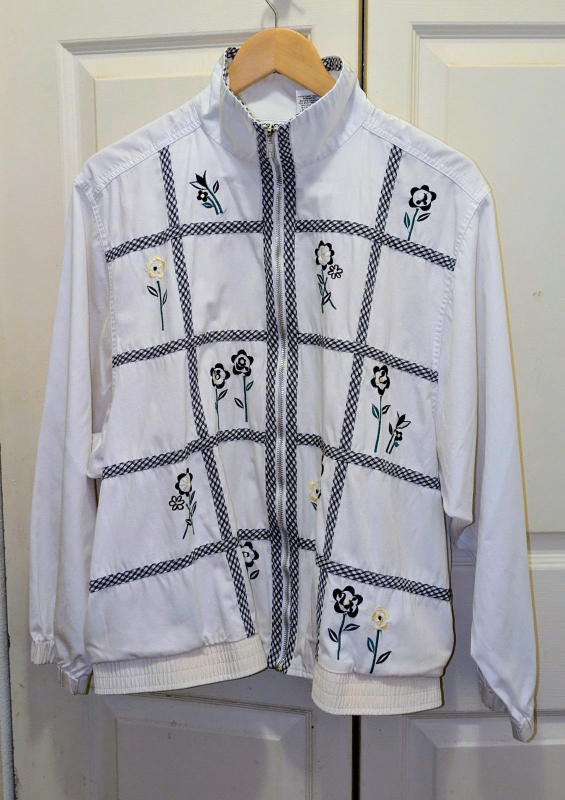 Vintage Koret Francisca Patchwork Embroidered Jac… - image 2