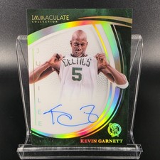 Kevin Garnett 2024-25 Panini Immaculate Celtics Jubilee Signatures Auto Gold /10