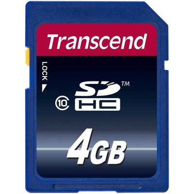 Transcend SDHC 4GB Class 10 SD Karte