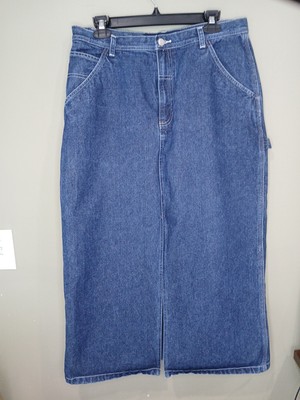 Limited Jeans DG Size 12 Long Jean Denim Skirt Classic Excellent Quality 