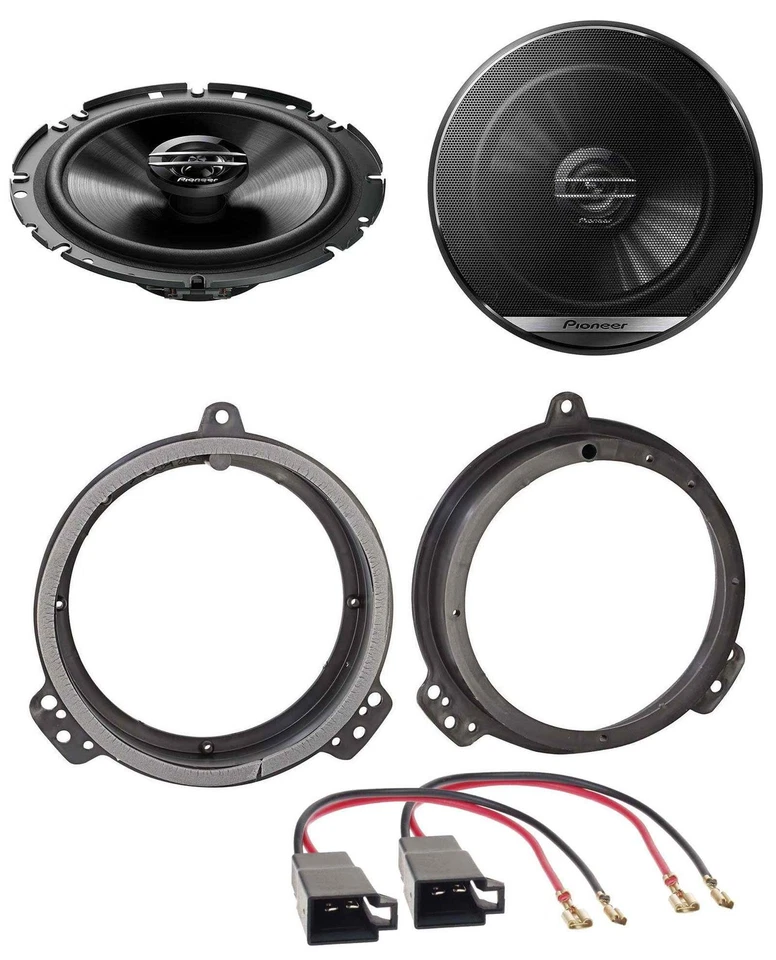 Pioneer 300Watt 2-Wege 16,5cm Lautsprecher für Audi A3 ab 03 A4 ab 02 Tür Front - Bild 1 von 4