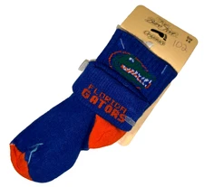 For Bare Feet Toddler Size 4-6 Socks Florida Gators FU New