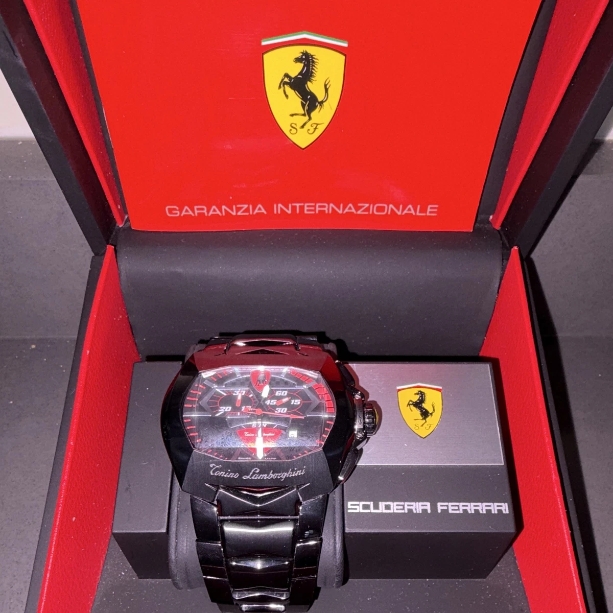 Scuderia Ferrari クロノグラフ 時計 レッド Ferrari Red Wristwatches for sale - eBay