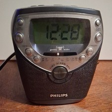 Philips AJ3951/17 CD Player Alarm Clock AM/FM -Tested Working