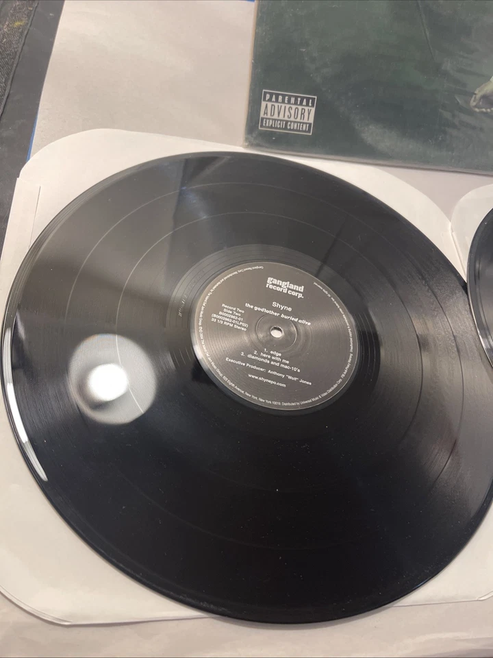 Shyne Godfather Buried Alive 2LP 2004 US Promo Puff Daddy The Notorious B.I.G. - Image 3 of 4