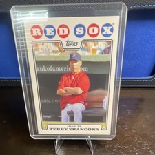 Topps 2008 Terry Francona #123 Boston Red Sox Baseball Card