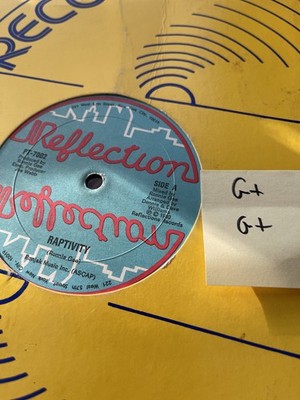 Ronnie G - Raptivity G+ Vinyl - $4.99 Warehouse BINS - READ DESCRIPTION