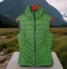 Green Puffer Vest Women, LkNew. XS