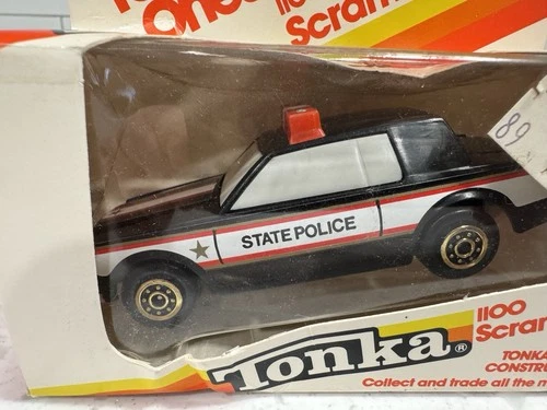 Vintage 1986 Tonka Tough Ones 1100 Scrambler Oldsmobile Toronado State Police