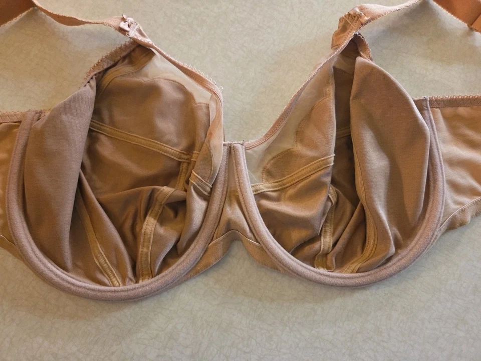 Elomi Bra 42FF Beige Unlined Full Coverage Underwire - Image 3 of 4
