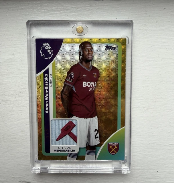 1/1 2025-26 Topps Premier League Aaron Wan-Bissaka, Aaron Wan-Bissaka
