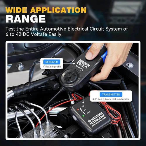 Automotive Short and Open Finder Circuit Tester DC 6-42V Car Wire Tracker Tool - Bild 4 von 8