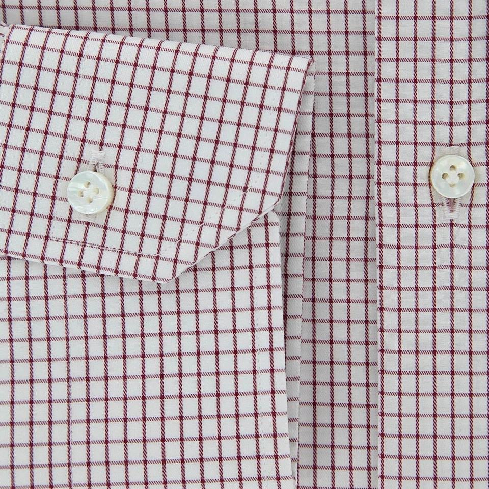 Barba Napoli Burgundy Red Shirt - Slim - 16/41 - (D2U10T0000005) - Image 3 of 4