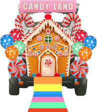 Halloween Candy Land Trunk or Treat Car Decorations Kit, Candyland Trunk or Trea