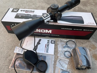 #ad VORTEX Venom 5 25x56 FFP EBR 7C MOA 34mm Riflescope VEN 52501 Zelo Stop $359.99