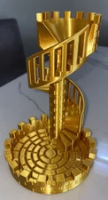 Gold Color- Dice Tower For Rolling- BRAND NEW!