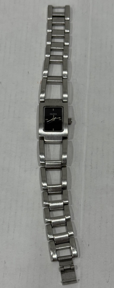 Vintage Gucci 2889L White Dial Rectangle Quartz Women display picture 2