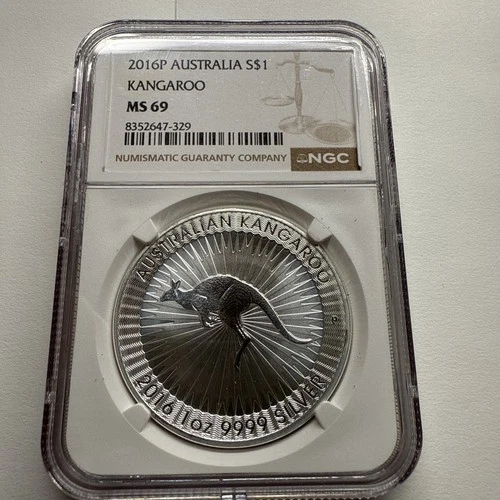 2016p Australia S$1 Kangaroo NGC MS69
