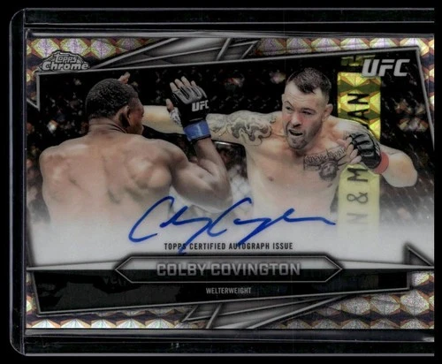 2026 Topps Chrome UFC #BAV-CC Colby Covington Base Autographs