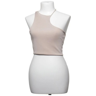 Bershka, Crop Top, Größe: L, Beige, Elasthan/Polyester, Sonstiges #tyl
