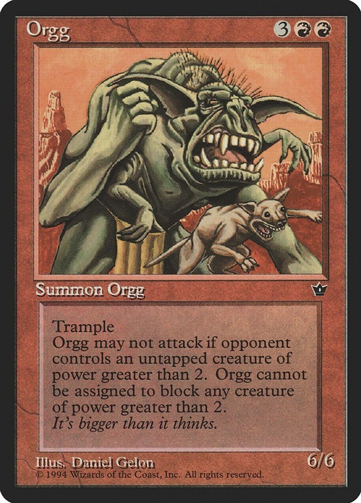 Orgg Fallen Empires MTG 63 MP