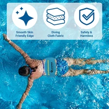 Swim Flotation Belt Adults Adjustable Swim Belt Zippered Pocket Quick Release