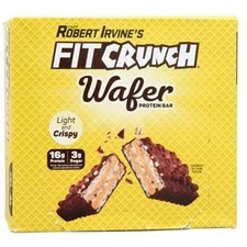 Fit Crunch Wafer Protein Bar Chocolate Peanut Butter 9 bars