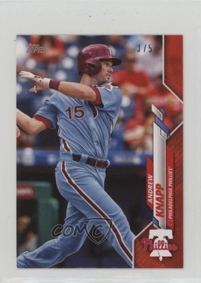 2020 Topps Mini Red 3/5 Andrew Knapp #662 pi4