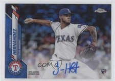 2020 Topps Chrome Rookie Blue Wave Refractor 115/150 Jonathan Hernandez Auto a2v