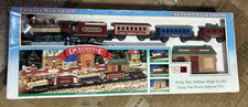 Vtg Dickensville Collectables Five Car Train Set Train is Missing Spring