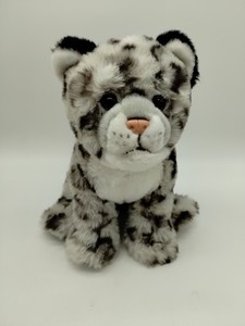 Hugs Cuddles Baby Snow Leopard Cub Plush 10" Ultra Soft Stuffed Animal Toy
