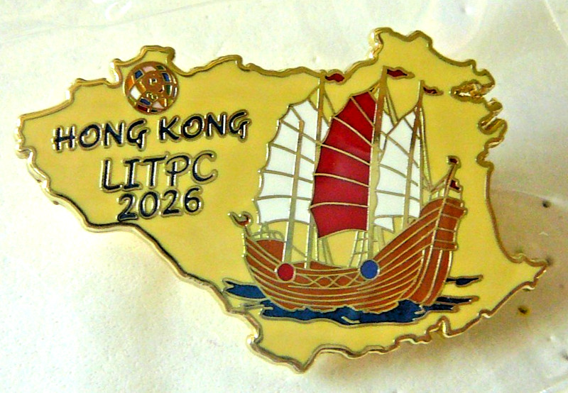 Lions Club Pins - 2026 LITPC pin for HONG KONG CONVENTION