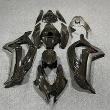 For Kawasaki ZX10R 2016-2020 Motorcycle Plastic Body Set Fairings Glassy Black