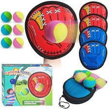 Toss and Catch Ball Set Outdoor Games for Kids, Beach Camping Pool  Yard Toys