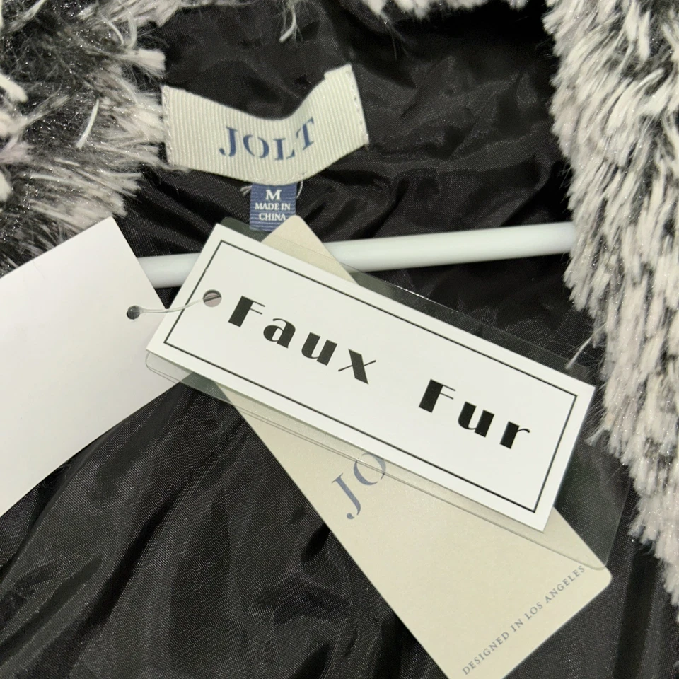 Chaleco Jolt suave de piel sintética para mujer talla mediana nuevo con etiquetas Foto 3 de 4