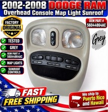 Oem2002-2008 Dodge Ram Overhead Console Map Light Storage Sunroof 56044864ac Oem2002-2008 Dodge Ram Overhead Console Map Light Storage Sunroof 56044864ac