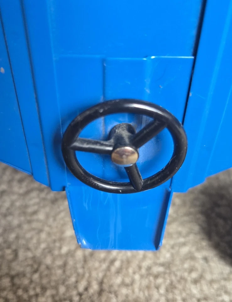 Vagón de alimentación por gravedad fundido a presión azul ERTL New Holland de colección - escala 1:16 **RARO** Foto 3 de 4