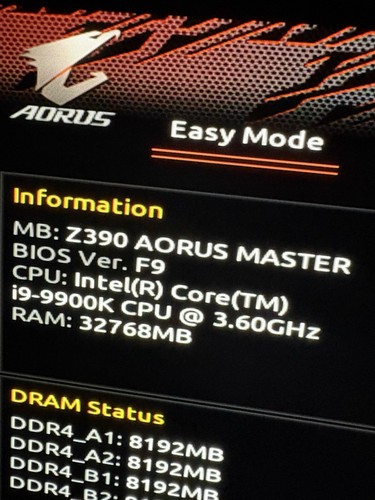 GIGABYTE Z390 Aorus Master Socket 1151 Intel Motherboard - Afbeelding 9 van 10