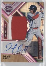 2018 Panini Elite Extra Edition Purple 5/25 Daniel Brito #FTSA-DB Auto 0r8v