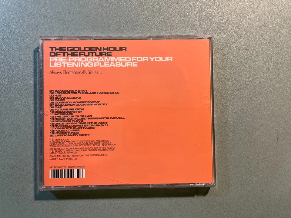 THE FUTURE and THE HUMAN LEAGUE The Golden Hour Of The Future CD - Image 4 of 4