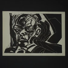 Diether Ritzet Linocut HARD OF HEARING 1967 signed + limited 100/77 P.RÖ