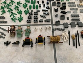 Lego Indiana Jones Sets 7621, 7623, 7627 LOT. Near complete 