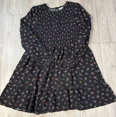 zara black denim dress Ra & Da Front Pleat Black Denim Dress