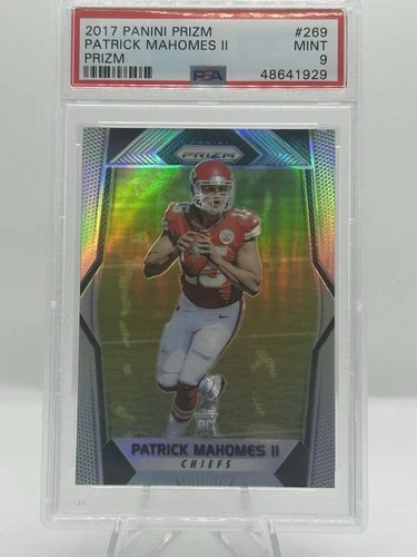 2017 Panini Prizm - Rookies Patrick Mahomes II #269 Silver Prizm (RC) PSA 9