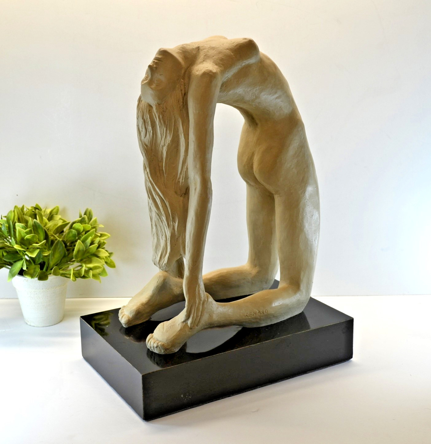 VTG 1980 Austin Production Nude Woman “Rebirth” Sculpture Jean-Pierre Renard